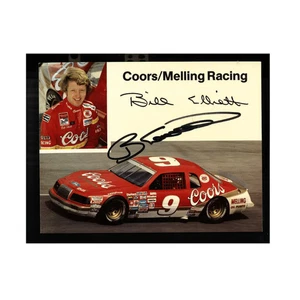 Bill Elliott Nascar Autographed Signed Horizontal Postcard - Picture 1 of 2
