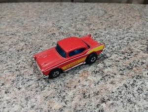 Chevy vintage 1976 Hot Wheels '57 rojo 1957 Bel Air BW Blackwall Hong Kong - Imagen 1 de 7