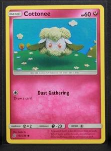 Cottonee #143/236 SM - Unified Minds Normal Common Pokemon - LP - Picture 1 of 2