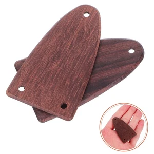 2Pcs Guitar Truss Rod Covers 3 Holes Wooden Electric Guitar Truss Rod Covers - Picture 1 of 12