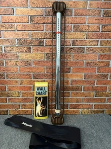 Vintage Original 34.5" Bullworker Isometric Exercise Bar with Bag & Wall Chart - Picture 1 of 6