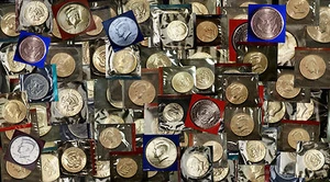 1968 thru 2016 P+D Kennedy Half Dollar Mint Set in Original Mint Cello Lot of 91 - Picture 1 of 1