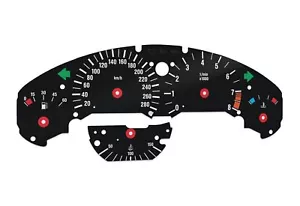 For BMW M3 E36 280km/h - Speedometer Dials from MPH to Km/h Cluster Gauges - Picture 1 of 6