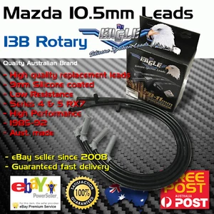 Eagle 10.5mm Ignition Spark Plug Leads Fits Mazda RX7 Series 4 & 5 13B - Picture 1 of 1