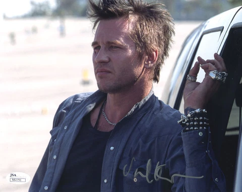 (SSG) Sexy, Handsome VAL KILMER Signed 10X8 Color Photo - JSA (James Spence) COA Cover