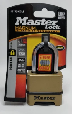 Master Lock Magnum Combination Padlock M175XDLF *NEW* Lock !!!BUY MORE & SAVE!!! - Image 1 of 4