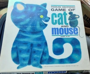1964 Parker Brothers Game of Cat and Mouse - Missing 1 Yellow mouse - Picture 1 of 6