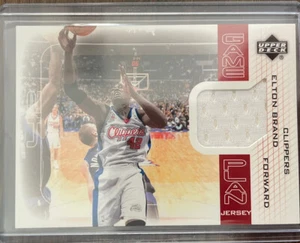 🔥2002 UPPER DECK "GAME PLAN" | ELTON BRAND | MEMORABILIA SWATCH CARD🔥 - Picture 1 of 2