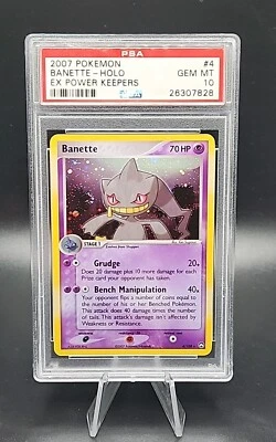 PSA 10 Gem Mint 2007 Pokemon Ex Power Keepers Banette Holo 4/108 - Image 1 of 2