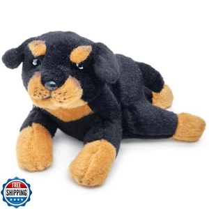 Bearington Lil' Gunner The Rottweiler Peluche, 8 Pollici Cane Peluche Animale - Foto 1 di 5