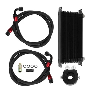 Huile Refroidisseur Kit 10-row AN-10 AN10 Engine Oil Cooler Kit - Picture 1 of 10
