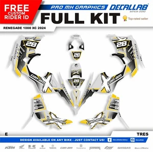 CAN AM Renegade 1000 XC 2024 Super Durable Stickers Decal Kit Set Decallab - Picture 1 of 6