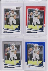4- 2019 Score #17 Joey Bosa Base Red Silver Blue #/99 Chargers Ohio State RARE