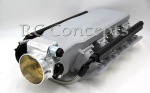 COLECTOR DE ADMISIÓN 102MM ALUMINIO PERFIL BAJO LS1 LS2 LS6 5.3 6.0 5.7 CUERPO ACELERADOR - Imagen 1 de 14