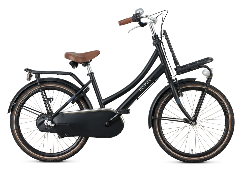 Mädchen Hollandrad Popal "Daily Dutch Basic Plus" Fahrrad 22 Zoll, 3 Gänge, Rück - Bild 1 von 4