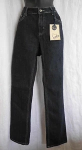 Beau Jean Size 10 NWT Skinny Cotton Blend Dark Wash Boot Cut Embellished Pockets - Picture 1 of 12