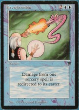 Reverberation Legends HEAVILY PLD Blue Rare MAGIC MTG CARD (ID# 246031) ABUGames