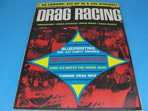 BACK ISSUE OF DRAG RACING MAGAZINE MARCH 1968, LARRY DIXON, TURBINE DRAG BIKE