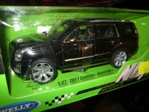 1:27 Welly Cadillac Escalade 2017 black/negro en embalaje original - Imagen 1 de 1