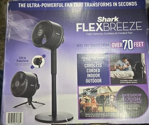 Shark FlexBreeze, 3 Speed, 37”H Oscillating Portable Outdoor/Indoor, Cordless - Picture 1 of 8