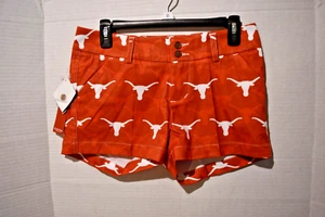 Pantalones cortos para mujer University of Texas Longhorns Loudmouth talla 4 etiqueta N W - Imagen 1 de 5