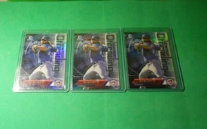 3x 2018 Bowman Chrome #Trending Refractor BO Bichette RC Toronto Blue Jays - Imagen 1 de 3
