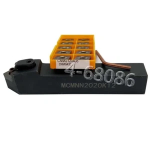 5 piezas inserto de carburo CNMG120408-MA CNMG432 + MCMNN2020K12 -80 soporte para herramienta de giro de torno - Imagen 1 de 7