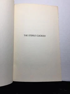 "THE STERILE CUCKOO" Nichols 1st Edition Hardback - Picture 1 of 12