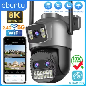 Telecamera Wifi zoom opzionale 15 MP 8K 10X schermi esterni tre obiettivi videosorveglianza - Foto 1 di 20