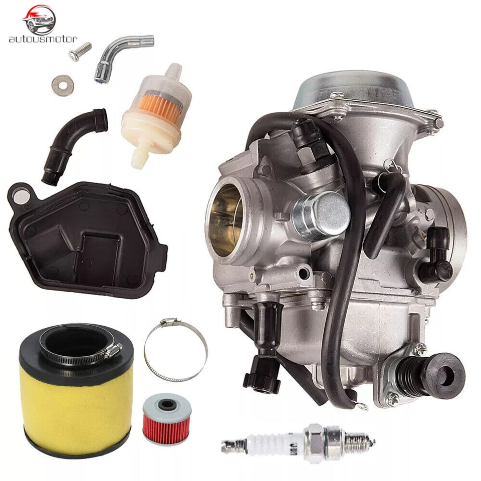 Carburetor & Air Filter Oil Filter FOR Honda Fourtrax 300 Trx300fw 4x4 1988-2000 - Image 1 of 4