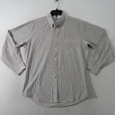 Camisa John Henry Para Hombre 16.5-32/33 Granate Blanca Abotonada Manga Larga Informal 1743 Foto 1 de 4