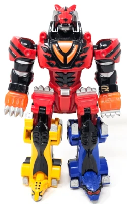 2007 Bandai 10" Power Rangers Jungle Fury Megazord Jungle Pride Transforming - Image 1 of 4