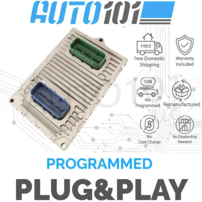 VIN Programmed 2015 Chrysler 200 2.4L AT Engine Computer 68102888 Plug&Play - Image 1 of 3