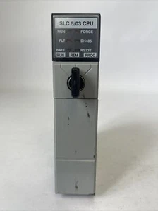 ALLEN BRADLEY 1747-L532 SER E PROC REV 8 PROCESSOR UNIT 1747-OS302 SER C FRN 10 - Picture 1 of 6