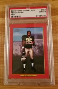 Reggie Bush Rookie Card 2006 Topps Turkey Red #192 (RED VERSION) PSA Mint 9 - Picture 1 of 2