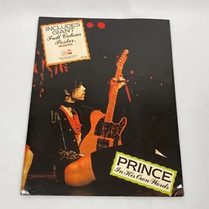 Prince In His Own Words Book Magazine With Poster W/TRACKING NUMBER - Imagen 1 de 9