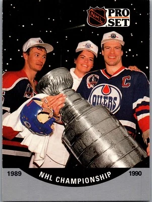 1990-91 NHL Pro Set - #704 NHL Championship - Image 1 of 2