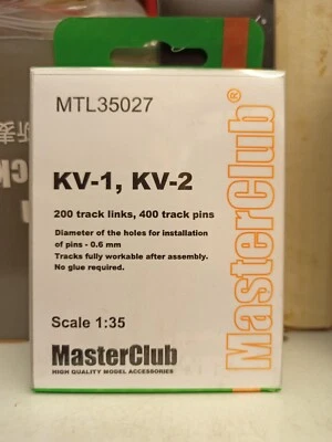MODELLISMO- KV-1/KV-2 tracks  - MASTERCLUB MTL-35027 -1/35 scale - Immagine 1 di 2