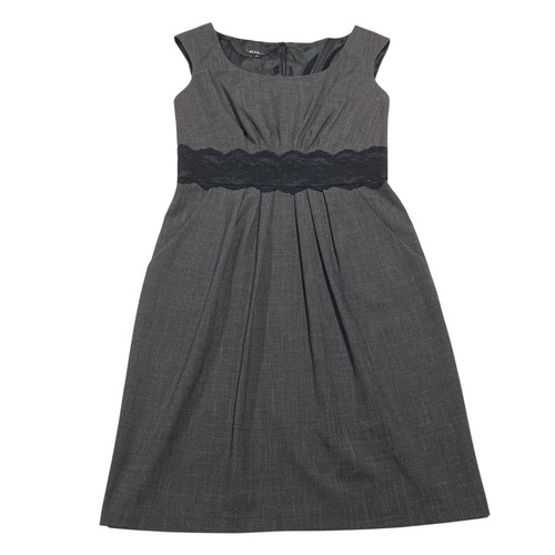 Abito ALYX Abito a tubino grigio senza maniche lunghezza ginocchio Donna taglia 8