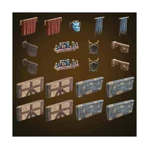 Dwarven Forge Fantasy Terrain 28mm Magnetic Accessory Add-On Pack NM - Picture 1 of 1