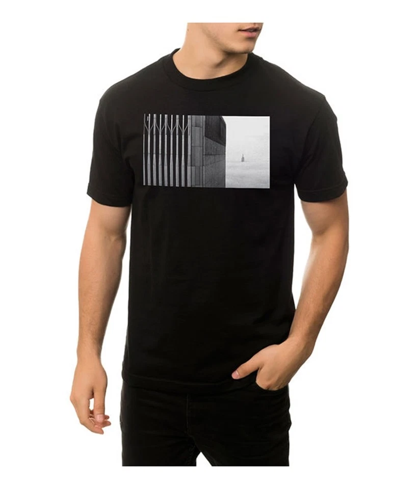 Black Scale Mens The Paradise NYC Graphic T-Shirt, Black, Small - Image 1 of 1