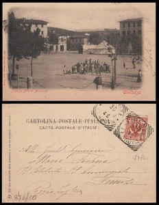 CARTOLINA Galluzzo, Piazza Nicolò Acciaioli - Picture 1 of 3