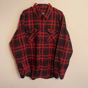 Dixxon Flanellhemd Herren XL rot schwarz kariert Life Of Agony Metal Rock D-Tech - Bild 1 von 4