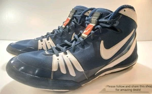 Zapatos de lucha Nike Freek azul marino/blanco para hombre talla 15 - Imagen 1 de 12