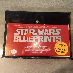 1977 Vintage Star Wars Film Blaupausen komplett brandneu Ballantine Bücher - Bild 1 von 8
