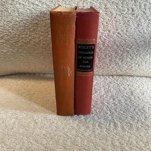 Vintage Andersen’s Fairy Tales & Roget’s Thesaurus Hard Bound Books Decorative - Bild 1 von 13