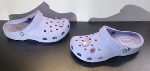 Crocs Classic Clogs Women's Size 9 Men's 7 Women's Purple Slip On Comfort Shoes - Picture 1 of 19