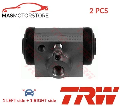 DRUM WHEEL BRAKE CYLINDER PAIR REAR TRW BWF317 2PCS P FOR CITROËN C3 I,C2,C3 - Image 1 of 4
