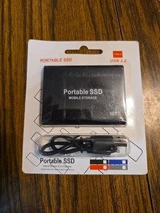 Portable SSD Mobile Storage 16TB Hard Drive Enclosure USB 3.2 Type-C - Afbeelding 1 van 2
