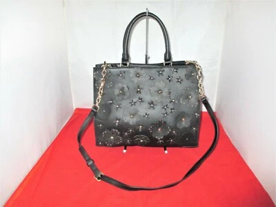 Bolso de Mano Nine West Maddol Jet Set, Bolso de Hombro, Cartera $99 Negro #3380 Foto 1 de 4